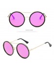 SIMPRECT Vintage okrągłe okulary przeciwsłoneczne damskie 2020 okulary w stylu Retro luksusowy gatunku projektanta okulary przec