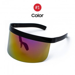 VIVIBEE nicki minaj kobiety Visor okulary 2020 trendy produkt lustro zabawy odcienie UV400 mody