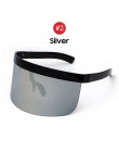 VIVIBEE nicki minaj kobiety Visor okulary 2020 trendy produkt lustro zabawy odcienie UV400 mody