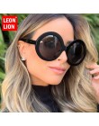 LeonLion 2019 okrągły ponadgabarytowych okulary kobiety owalne okulary przeciwsłoneczne kobiety/mężczyźni okulary vintage dla ko