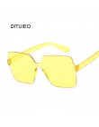 Moda okulary przeciwsłoneczne damskie damskie czerwony żółty moda kwadratowe okulary przeciwsłoneczne damskie jazdy odcienie UV4