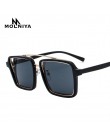 2019 ponadgabarytowych mężczyźni kwadratowe okulary luksusowa marka kobiety okulary przeciwsłoneczne męskie Gafas de sol damskie