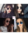 Evrfelan nowe lusterko damskie okulary mężczyźni Retro okrągłe okulary kobieta moda Unisex okulary metalowa rama gafas de sol