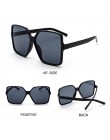 SIMPRECT czarne ponadgabarytowe okulary przeciwsłoneczne damskie 2019 luksusowe duże kwadratowe okulary Retro Vintage okulary pr