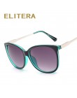 ELITERA damskie ponadgabarytowe modne okulary przeciwsłoneczne damskie Vintage okrągłe duże oprawki zewnętrzne okulary przeciwsł