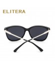 ELITERA damskie ponadgabarytowe modne okulary przeciwsłoneczne damskie Vintage okrągłe duże oprawki zewnętrzne okulary przeciwsł