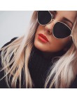 ZXWLYXGX 2018 nowe okulary przeciwsłoneczne cat eye kobiety marka Trendy przyciemniane kolor Vintage Shaped okulary Famle w kszt