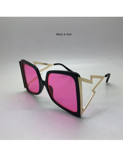 Hollow Oversize Square okulary przeciwsłoneczne dla kobiet 2020 nowa modna kokardka kształt Bee okulary przeciwsłoneczne damskie