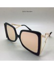 Hollow Oversize Square okulary przeciwsłoneczne dla kobiet 2020 nowa modna kokardka kształt Bee okulary przeciwsłoneczne damskie