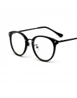 Okrągłe okulary Retro kobiety przezroczyste soczewki okulary kobieta klasyczny vintage trendy nit Speactacles okulary