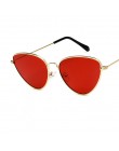 COOYOUNG moda kobiety kocie oko markowe okulary przeciwsłoneczne projektant Retro metalowa powłoka lustrzane okulary przeciwłone