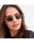 RICHPER Fashion okulary przeciwsłoneczne damskie metalowe małe owalne okulary przeciwsłoneczne damskie dziewczęce okulary przeci