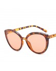 COOYOUNG moda okulary przeciwsłoneczne cat eye kobiety marka projektant Vintage Trend panie lekka rama z tworzywa sztucznego kol
