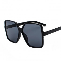 SIMPRECT czarne ponadgabarytowe okulary przeciwsłoneczne damskie 2019 luksusowe duże kwadratowe okulary Retro Vintage okulary pr