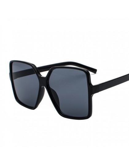 SIMPRECT czarne ponadgabarytowe okulary przeciwsłoneczne damskie 2019 luksusowe duże kwadratowe okulary Retro Vintage okulary pr