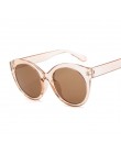 Nowe zabytkowe różowe okulary przeciwsłoneczne cat eye kobiety moda marka projektant lustro Cateye okrągłe okulary przeciwsłonec