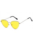 ZXWLYXGX 2018 nowe okulary przeciwsłoneczne cat eye kobiety marka Trendy przyciemniane kolor Vintage Shaped okulary Famle w kszt