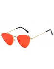 ZXWLYXGX 2018 nowe okulary przeciwsłoneczne cat eye kobiety marka Trendy przyciemniane kolor Vintage Shaped okulary Famle w kszt