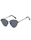 ZXWLYXGX 2018 nowe okulary przeciwsłoneczne cat eye kobiety marka Trendy przyciemniane kolor Vintage Shaped okulary Famle w kszt