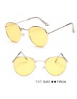 Evrfelan nowe lusterko damskie okulary mężczyźni Retro okrągłe okulary kobieta moda Unisex okulary metalowa rama gafas de sol