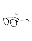 Okrągłe okulary Retro kobiety przezroczyste soczewki okulary kobieta klasyczny vintage trendy nit Speactacles okulary