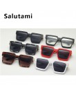 Vintage Square okulary przeciwsłoneczne damskie 2020 nowa luksusowa marka czarne okulary mężczyźni Oversize okulary kobiece eleg