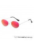 RICHPER Fashion okulary przeciwsłoneczne damskie metalowe małe owalne okulary przeciwsłoneczne damskie dziewczęce okulary przeci