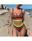 Seksowne bikini mikro zestaw 2020 drukuj kostium kąpielowy damski Bandeau strój kąpielowy z wysokim stanem kobiety lato kąpiącyc