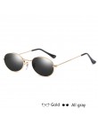 RICHPER Fashion okulary przeciwsłoneczne damskie metalowe małe owalne okulary przeciwsłoneczne damskie dziewczęce okulary przeci