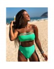 Nowe seksowne Bikini Set brazylijskie bikini 2020 stroje kąpielowe kobiety Bandeau kostium kąpielowy damski Push up kostium kąpi