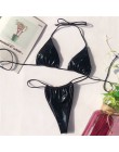 Dwuczęściowy strój kąpielowy dla kobiet bikini na wakacje gładki klasyczny wygodny modny seksowny