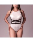 Kobiety Sexy skórzane krępowanie ciała klatka Sculpting uprząż pas biodrowy pasy pończochy z podwiązkami pas Harajuku Punk szelk