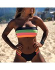 Nowe seksowne Bikini Set brazylijskie bikini 2020 stroje kąpielowe kobiety Bandeau kostium kąpielowy damski Push up kostium kąpi