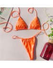 Dwuczęściowy strój kąpielowy dla kobiet bikini na wakacje gładki klasyczny wygodny modny seksowny