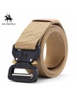 NO.ONEPAUL outdoor hunting metalowe pasy taktyczne dla mężczyzn wielofunkcyjna klamra wysokiej jakości morski korpus męski pas t