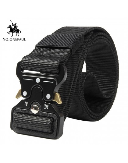 NO.ONEPAUL outdoor hunting metalowe pasy taktyczne dla mężczyzn wielofunkcyjna klamra wysokiej jakości morski korpus męski pas t