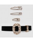 Girlgo 2020 luksusowy barokowy kryształ Metal Maxi pas dla kobiet Trendy Rhinestone talia akcesoria Wedding Party biżuteria prez
