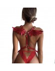 Harajuku Goth Sexy kobiety skórzana uprząż pasy Bondage dostosuj klatka biustonosz bielizna talia pasy szelki pas do pończoch