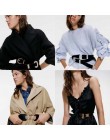 Girlgo marka ZA kolorowe kwadratowe pasy dla kobiet Bohemia Maxi serce oświadczenie pasy urok wiosna Trendy talia biżuteria ślub