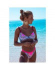 Bikini 2020 Mujer drukuj strój kąpielowy stroje kąpielowe kobiety brazylijski Bikini strój kąpielowy krzyżowe wiązanie stroje ką