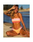 Nowe seksowne Bikini Set brazylijskie bikini 2020 stroje kąpielowe kobiety Bandeau kostium kąpielowy damski Push up kostium kąpi
