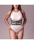 2 sztuk/zestaw PU skórzana uprząż gotycka klatka biustonosz pasy dla kobiet Sexy Bdsm bielizna podwiązki Punk pasy bielizna ciał