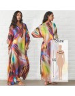 Szybkoschnący Kaftan okrycie plażowe w górę Pareos de Playa Mujer 2020 odzież plażowa Oversize osłona do bikini w górę szata Pla