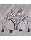 Floral Bikini we wzory zestaw kobiety Sexy paski Patchwork strój kąpielowy wzburzyć brazylijskie stroje kąpielowe strój kąpielow