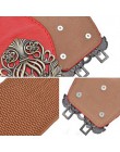 Pas kobiet sukienka z paskiem kobiety moda w stylu Vintage szeroki elastyczny Stretch klamra pas biodrowy pas ceinture femme rie