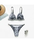 Neon zielony mikrobikini 2020 strój kąpielowy Sexy push up strój kąpielowy kobiet kąpiących trójkąt błyszczące stroje kąpielowe 