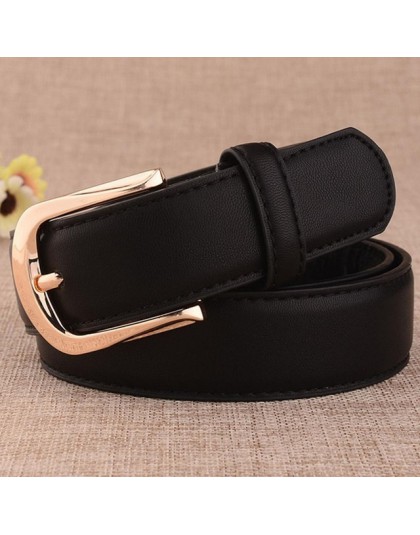 AKTRIS pasy damskie luksusowe marki czarny niebieski prawdziwej skóry moda damska pas z zapięciem na sprzączkę 2.8cm szerokości 
