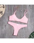 Kobieta jednolita seksowna Bikini zestaw mikro letnia zakrętka tubki stroje kąpielowe niskiej talii Bikini Bikini Bikini kobieta