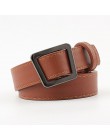 OLOME czarny czerwony podwójne okrągłe klamry kobiet pas biodrowy kobiet Riem Cinto Feminino Ceinture Femme Cinturon Mujer Haraj