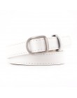 OLOME czarny czerwony podwójne okrągłe klamry kobiet pas biodrowy kobiet Riem Cinto Feminino Ceinture Femme Cinturon Mujer Haraj